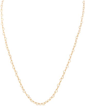 Pandora 14k Gold-plated Linked Hearts Collier Necklace