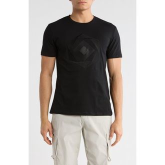 T.R. Premium 3D Abstract Graphic T-Shirt in Black at Nordstrom Rack, Size X-Large