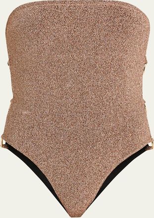 Livy Dark Star Strapless One-Piece Swimsuit