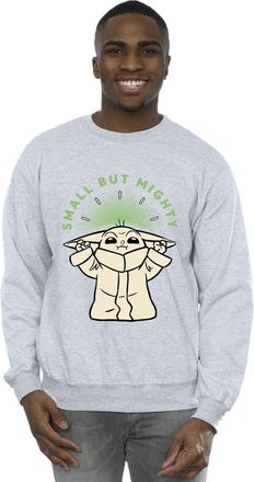 Star Wars Heren The Mandalorian Klein Maar Machtig Grogu Sweatshirt (Sportgrijs)