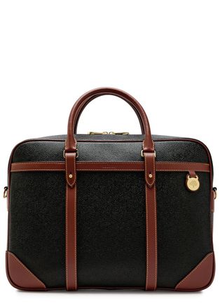 Mulberry Heritage Grained Leather Briefcase - Black - One Size