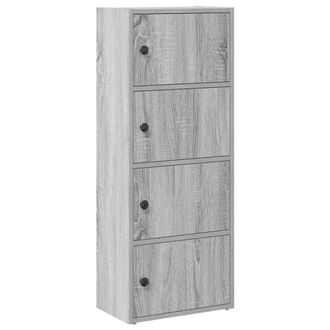 Berkfield Home Bookcase Grey Sonoma 40x24x102 cm Engineered Wood | Size: 40 x 24 x 102 cm