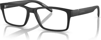 Arnette 54MM LEONARDO RECTANGLE in Matte Bl at Nordstrom
