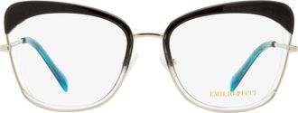 Emilio Pucci EP5090 Floating Butterfly Eyeglasses - Palladium