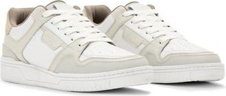AllSaints Regan Plus Low Top Sneaker in Chalk White/White at Nordstrom, Size 10
