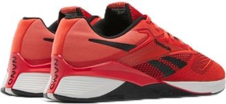 Reebok Mens Nano X4 Cross Training Shoes, Dynamic Red/Black/Pure Grey, 12.5 Women/11 Men