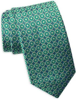 Ted Baker Westferry Circle Neat Silk Blend Tie in Green at Nordstrom Rack