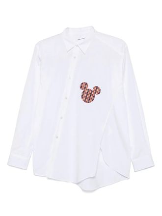 Comme Des Gar&ccedil;ons embroidered shirt - men - Cotton - S - White