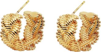 Panacea Braided Hoop Earrings in Gold at Nordstrom Rack