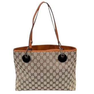 Gucci Pre-owned Handbags, female, Brown, Size: ONE SIZE Pre-owned GG Canvas Handbag