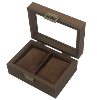 OEM Caja De Madera Para Guardar Y Exhibir Relojes Con 2 Posiciones