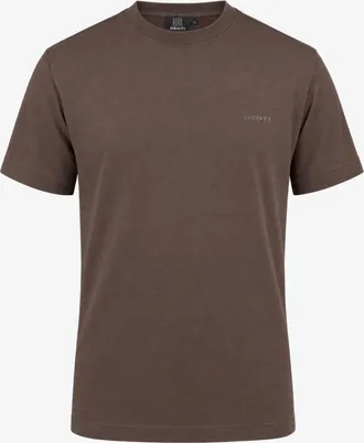 Genti Flower Backprint T-shirt | Bruin