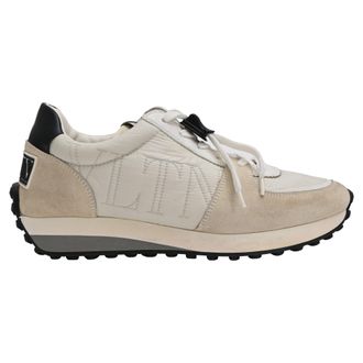 Valentino Garavani VLTN Roller Sneakers in White Nylon