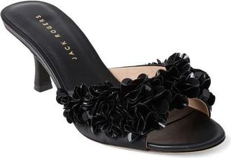 Jack Rogers Crown Slide Sandal in Black at Nordstrom, Size 9.5