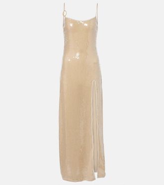 Oséree Oséree Marylin sequined maxi dress