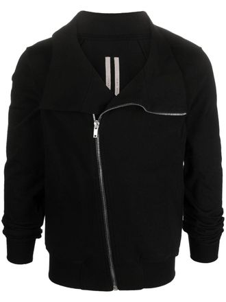 Rick Owens Giacca con zip decentrata - Nero