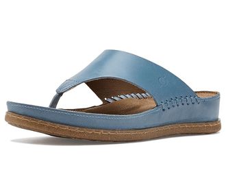 Born Edie Womens Sandals Blue/Blue Bell : 10 M (B), Leather/Suede