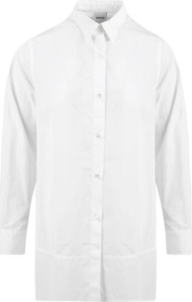 Aspesi Witte Shirt Model H720 D307 - Dames - Overhemden - Wit - XS - Overhemden