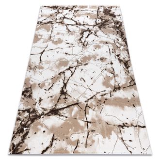 RugsX Rugsx - Alfombra Acr&iacute;lica Valencia 035 M&aacute;rmol Marfil / Beige Beige 80x150 Cm