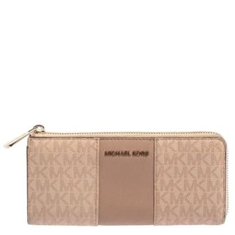 Michael Kors Pre-owned Wallets, female, Pink, Size: ONE SIZE Pre-owned Leather wallets