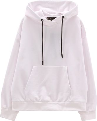 F.lli Campagnolo Hoodie CMP, Damen, Gr. XL, bianco, Obermaterial: 65% Baumwolle, 35% Polyester, Sweatshirts Hoodie, sportlicher Stil, f&uuml;r Erwachsene, f&uuml;r Sportmode und