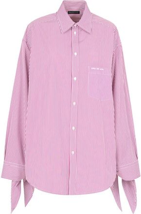 Balenciaga Plum Striped Shirt
