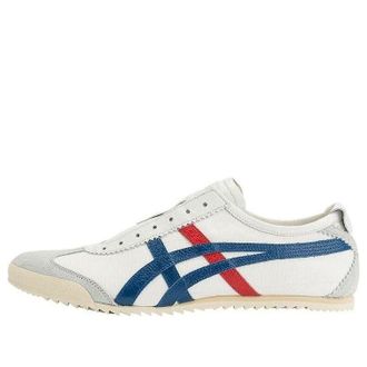 Onitsuka Tiger Mexico Slip-On Deluxe White Blue Red 1181A145-100