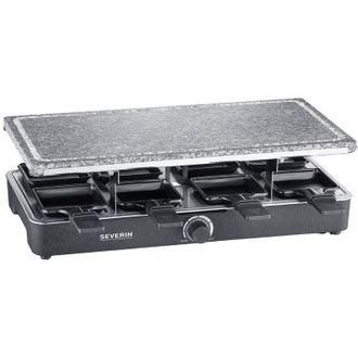 Severin piastra 8 padellini per raclette in pietra naturale per grigliare rg 2378
