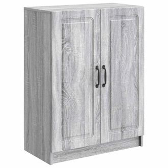 vidaXL Aparador Gris Sonoma 66 X 34,5 X 87 Cm Madera De Ingenier&iacute;a Vidaxl