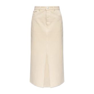 By Malene Birger Denim Skirts, female, Beige, Size: XS Phoenix Denim Skirt