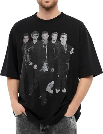 1989 STUDIO Black Crew Neck T-Shirt