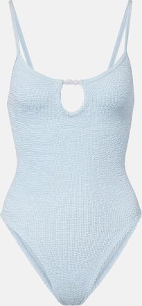 Hunza G Mia beaded cutout swimsuit