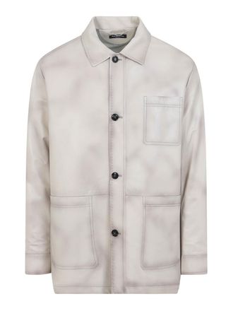 Kiton Lamb Leather Jacket