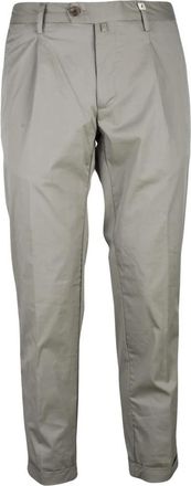 Myths Pantalone Classico - Heren - Chinos - Groen - L - Katoen - Broeken