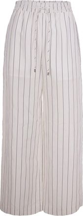 Liu Jo Pinstriped Lyocell Trousers
