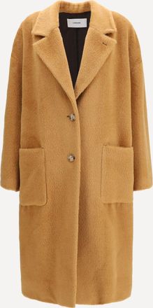 Lardini Long alpaca and wool-blend Coat Female 40