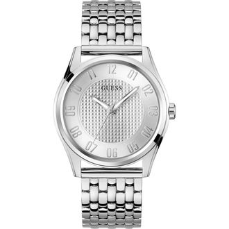 Guess Tate Silvertone Bracelet Watch, 42mm at Nordstrom