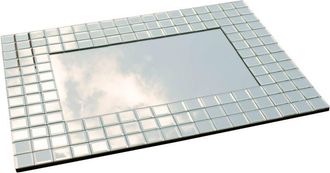 Itamoby Specchio Genova da parete, con cornice di vetro specchiato, per bagni e camere da letto