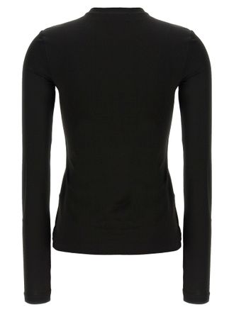 Off-white Logo-Print Stretch Sweater - Black