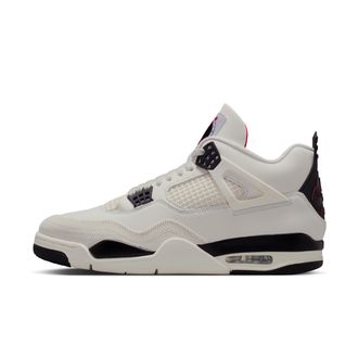 Nike Jordan Mens Air Jordan 4 Retro Flight Club Shoes in White | IM4002-100