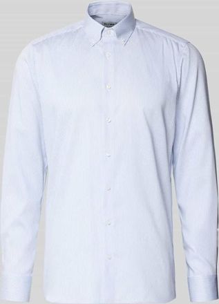 Olymp Level 5 Slim Fit Business-Hemd mit Button-Down-Kragen in Bleu, Gr&ouml;&szlig;e 38