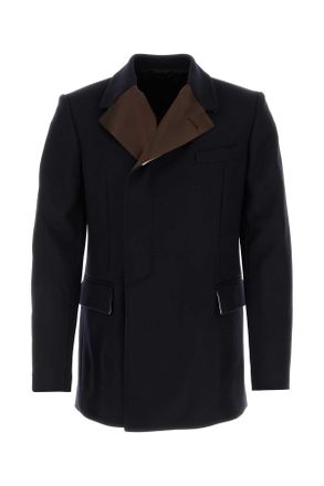 Wales Bonner Midnight Blue Wool Blend Blazer