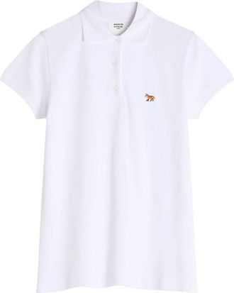 Maison Kitsun&eacute; Fox Patch Polo Shirt
