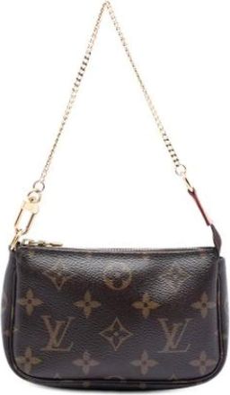 Louis Vuitton Pre-owned Mini Bags, female, Brown, Size: ONE SIZE Pre-owned Mini Pochette Accessoires