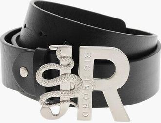 John Richmond 40mm Leather Belt size 70