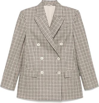 Brunello Cucinelli Check-print Blazer