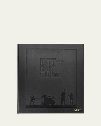 Graphic Image Terry ONeills Rock N Roll Album Leather Bound Book - Personalized