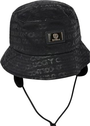 Carlo Colucci Bucket Hat with Padded Ears - unisex - Carlo Colucci - Accessories - Black - L/XL - Accessories