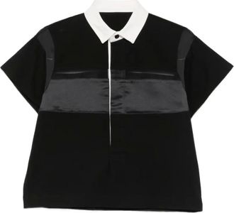 sacai Donna, Top, Nero, S, new