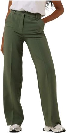 Modstr&ouml;m Gale Broek - Dames - Wijde Broeken - Groen - XS - Polyester - Broeken